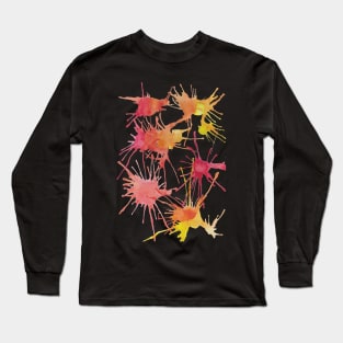 Citrus Splash Doodle Long Sleeve T-Shirt